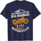 Some Grandmas Play Bingo - Real Grandmas Ride Motorcycles T-Shirt - T-Shirt | Navy