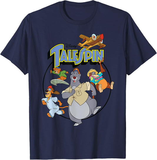 Disney - Tale Spin Crew T-Shirt - T-Shirt | Navy