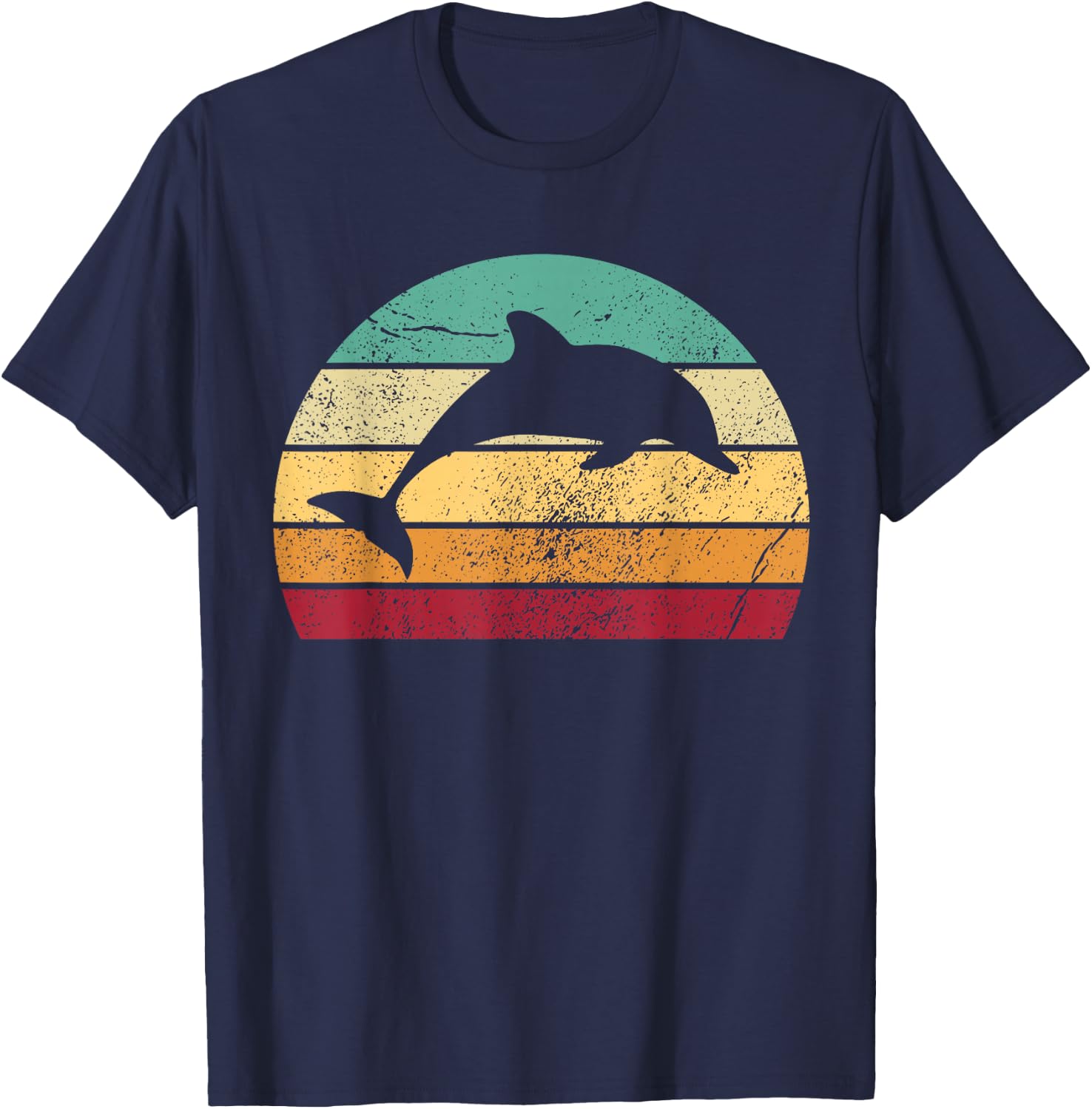 Save the Dolphin - Endangered Species Gift T-Shirt - T-Shirt | Navy