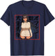 Waifu Sexy Anime Girl Glasses Horns Japanese Style T-Shirt - T-Shirt | Navy