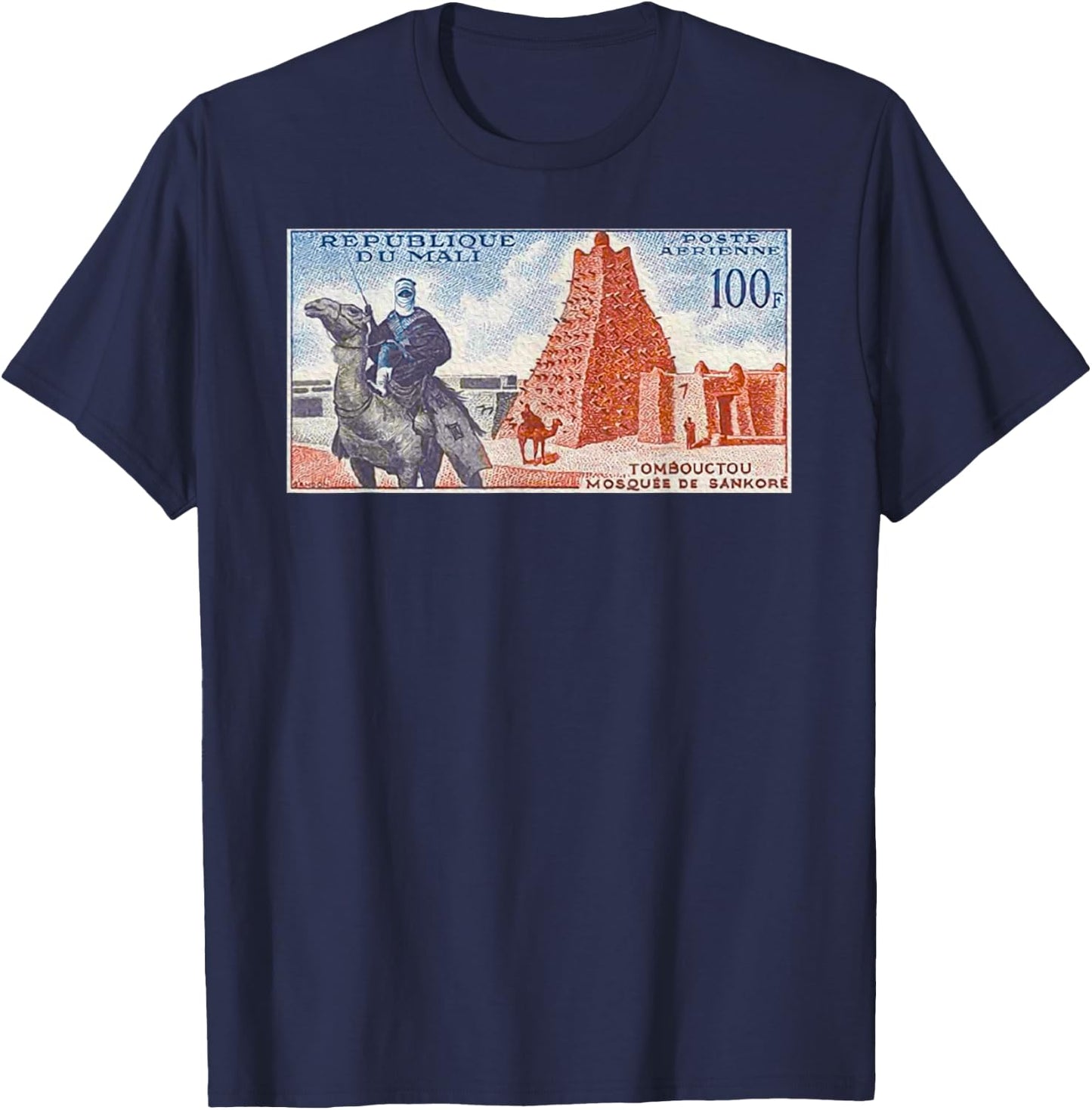 African History Mansa Musa of Mali Empire-King Mansa Musa T-Shirt - T-Shirt | Navy