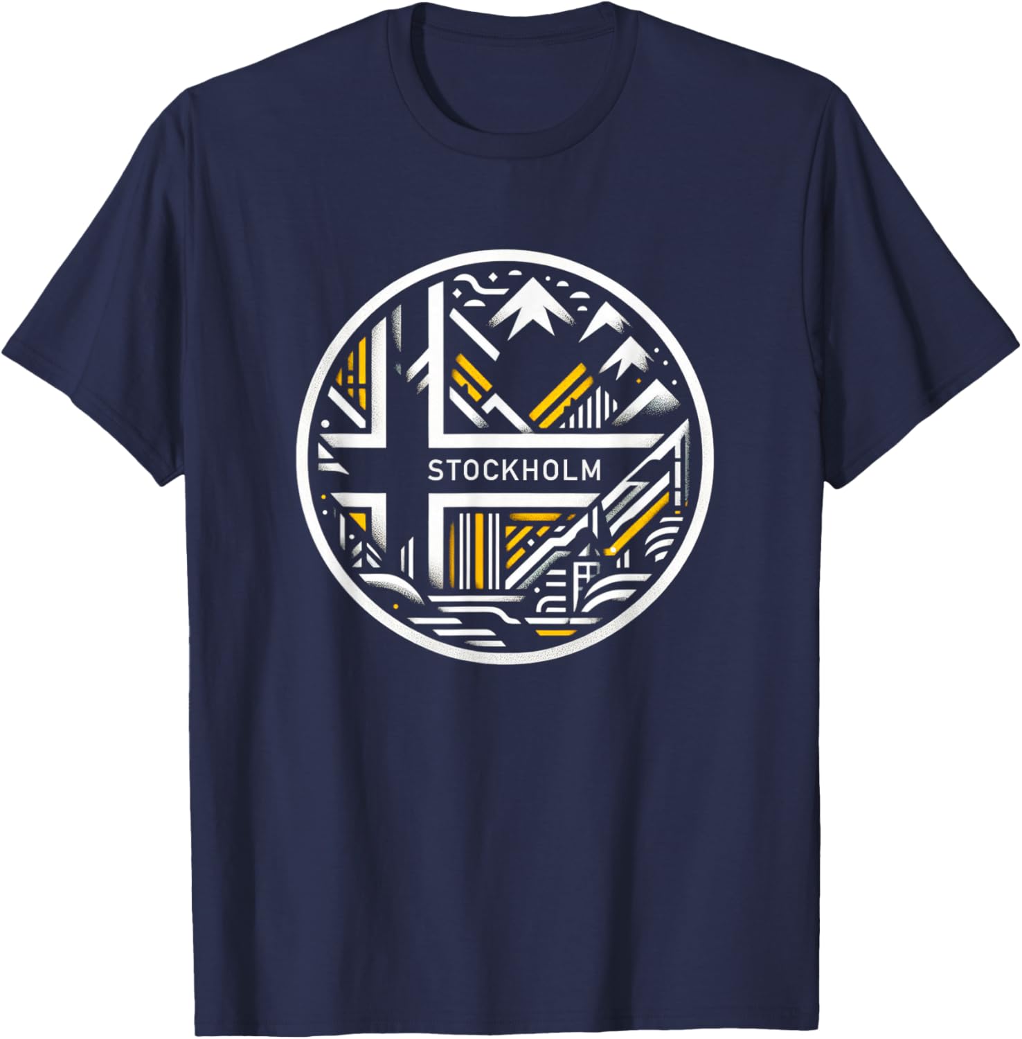 Stockholm Sverige - Stockholm Sweden T-Shirt - T-Shirt | Navy