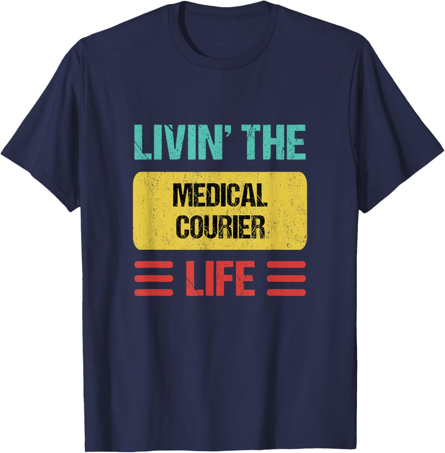Medical Courier T-Shirt - T-Shirt | Navy