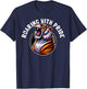 Roaring Tiger Animal Lover Wildlife Nature Graphic T-Shirt - T-Shirt | Navy
