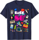 Back To 80's Vintage Retro I Love 80's Graphic Design T-Shirt - T-Shirt | Navy