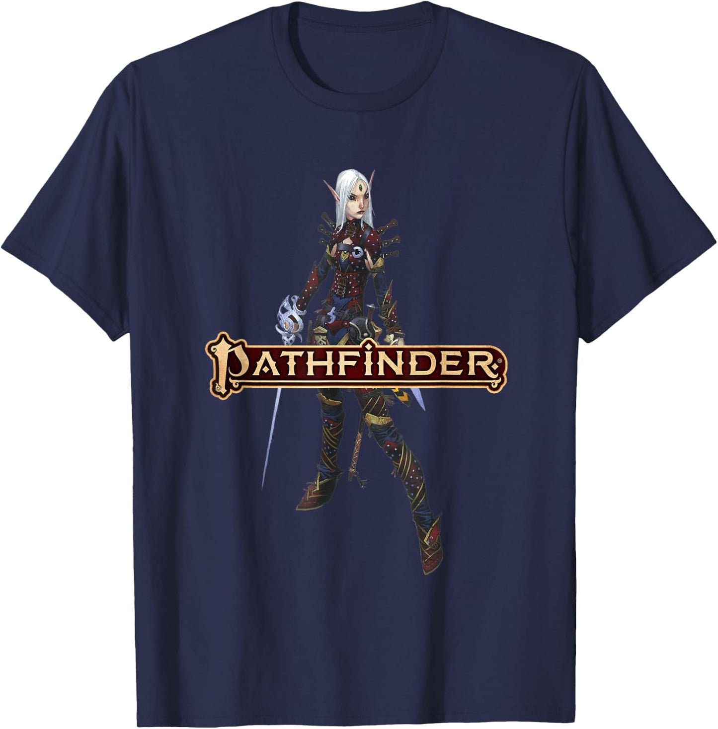 Pathfinder Merisiel the Rogue T-Shirt - T-Shirt | Navy