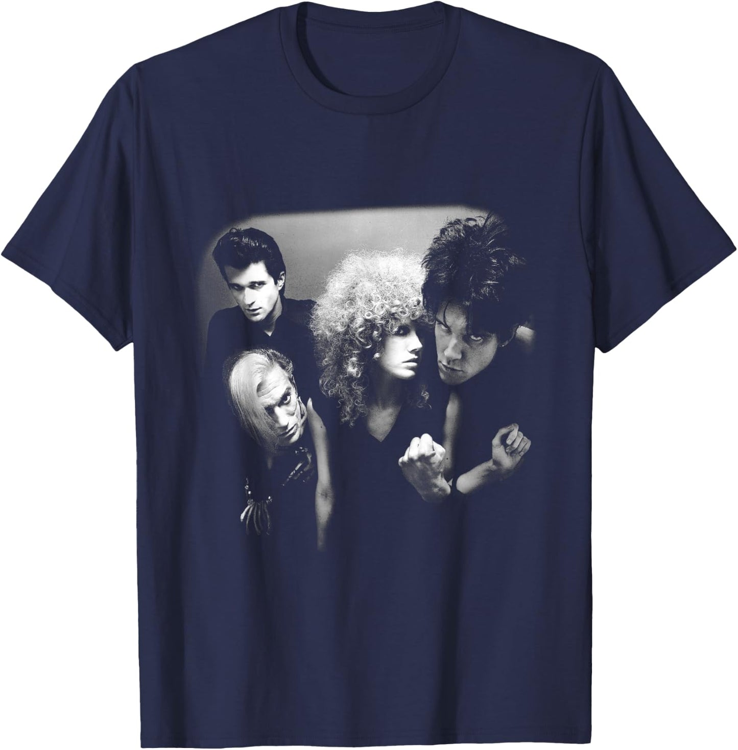 The Cramps Punk Band Shoot by Simon Fowler T-Shirt - T-Shirt | Navy