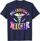 Phlebotomist Tech Technician Phlebotomy Tech T-Shirt - T-Shirt | Navy