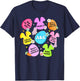 Retro ABA Therapist Happy Easter Bunny Eggs Behavior Analyst T-Shirt - T-Shirt | Navy