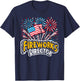 Fireworks Director Shirt I Run You Run Funny 4th of July T-Shirt - T-Shirt | Navy