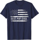 Best Pop Ever American Flag Gifts Pop Father's Day T-Shirt - T-Shirt | Navy