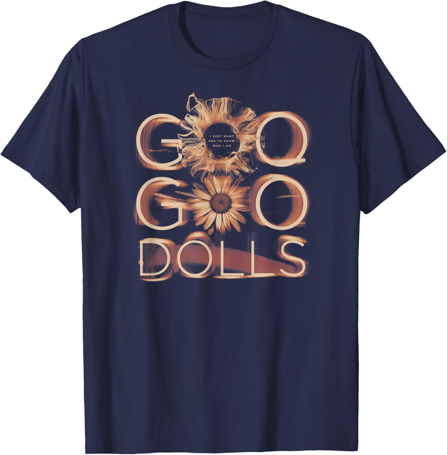 Goo Goo Dolls IRIS Flower Exclusive T-Shirt - T-Shirt | Navy