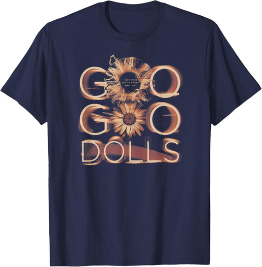 Goo Goo Dolls IRIS Flower Exclusive T-Shirt - T-Shirt | Navy