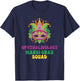 Ophthalmology Nurse Mardi Gras Squad T-Shirt - T-Shirt | Navy