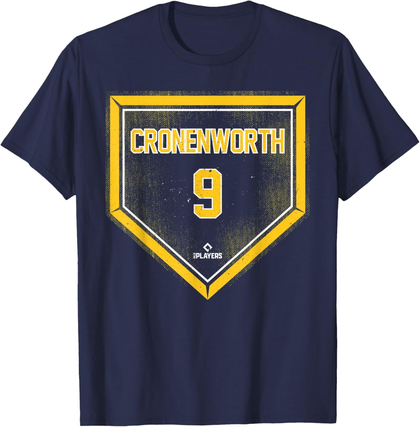 Jake Cronenworth Home Plate Gameday Jake Cronenworth T-Shirt - T-Shirt | Navy