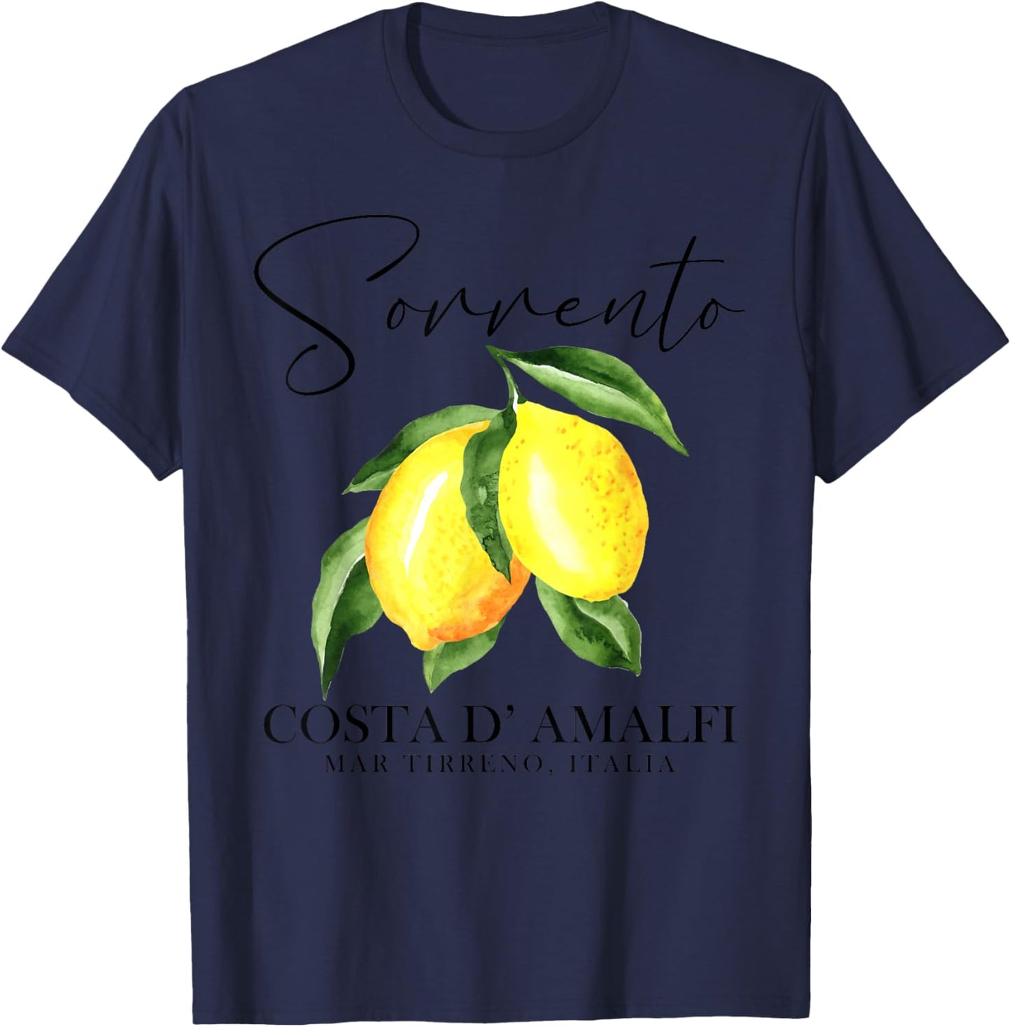 Sorrento Italia Gifts, Italian Souvenir, Sorrento Italy T-Shirt - T-Shirt | Navy