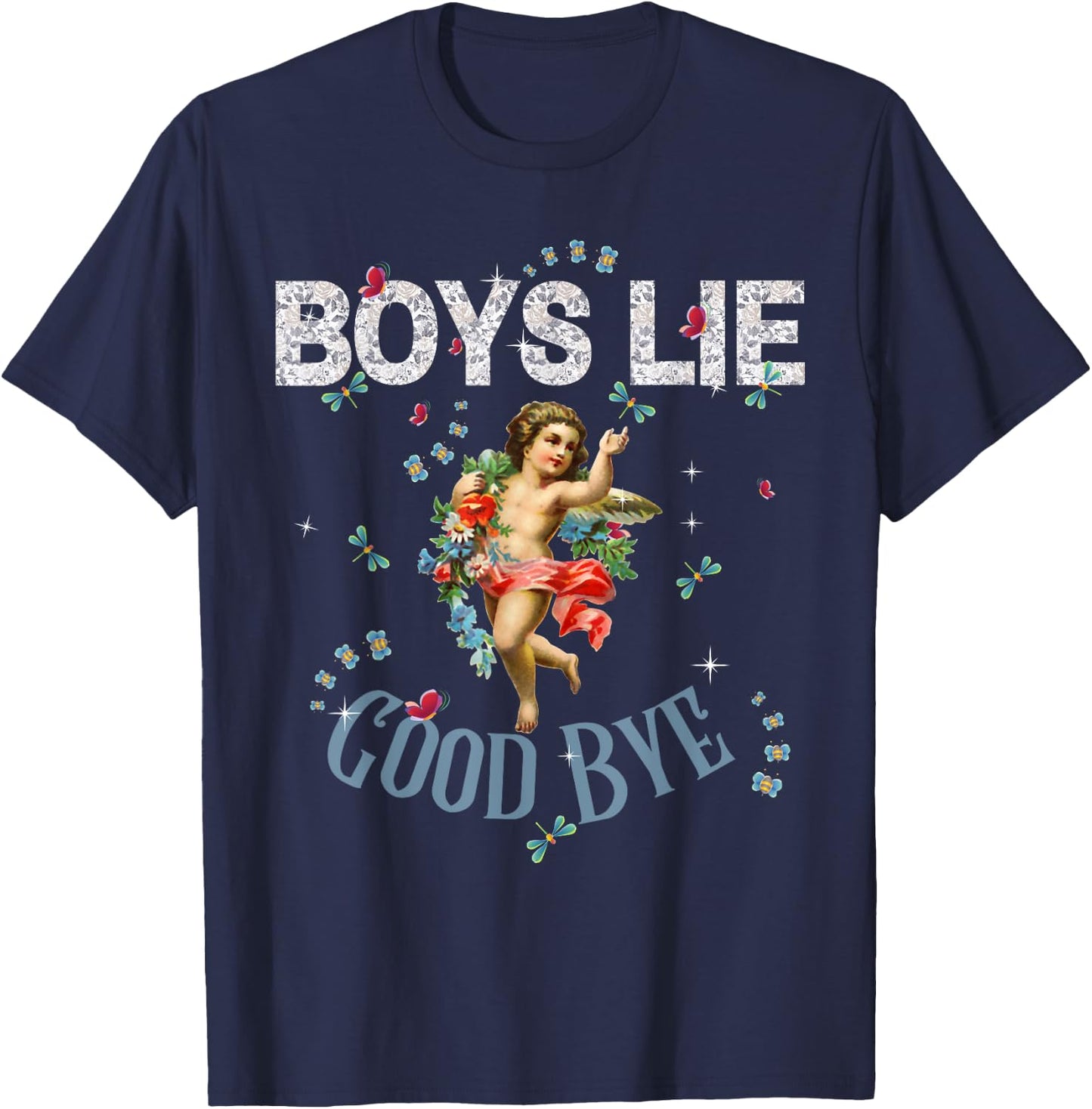 Boys Lie T-Shirt - T-Shirt | Navy