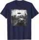 Sloth Selfie UFO Invasion Alien Spaceships Sloth Photo T-Shirt - T-Shirt | Navy