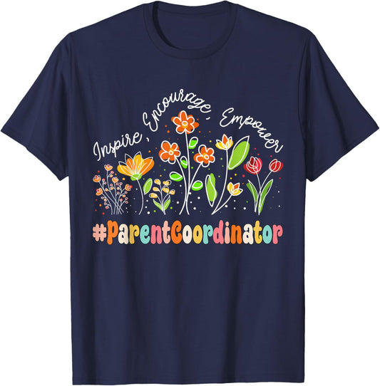 Parent Coordinator Appreciation Week Teacher Back to School Men Women Girls Kids T-Shirt - T-Shirt | Navy