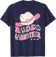 Rodeo GodMother Pink CowGirl 1St Birthday Family Matching T-Shirt - T-Shirt | Navy