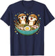 Kawaii Otter Shirt Japanese Ramen noodles soup Otter Lover T-Shirt - T-Shirt | Navy