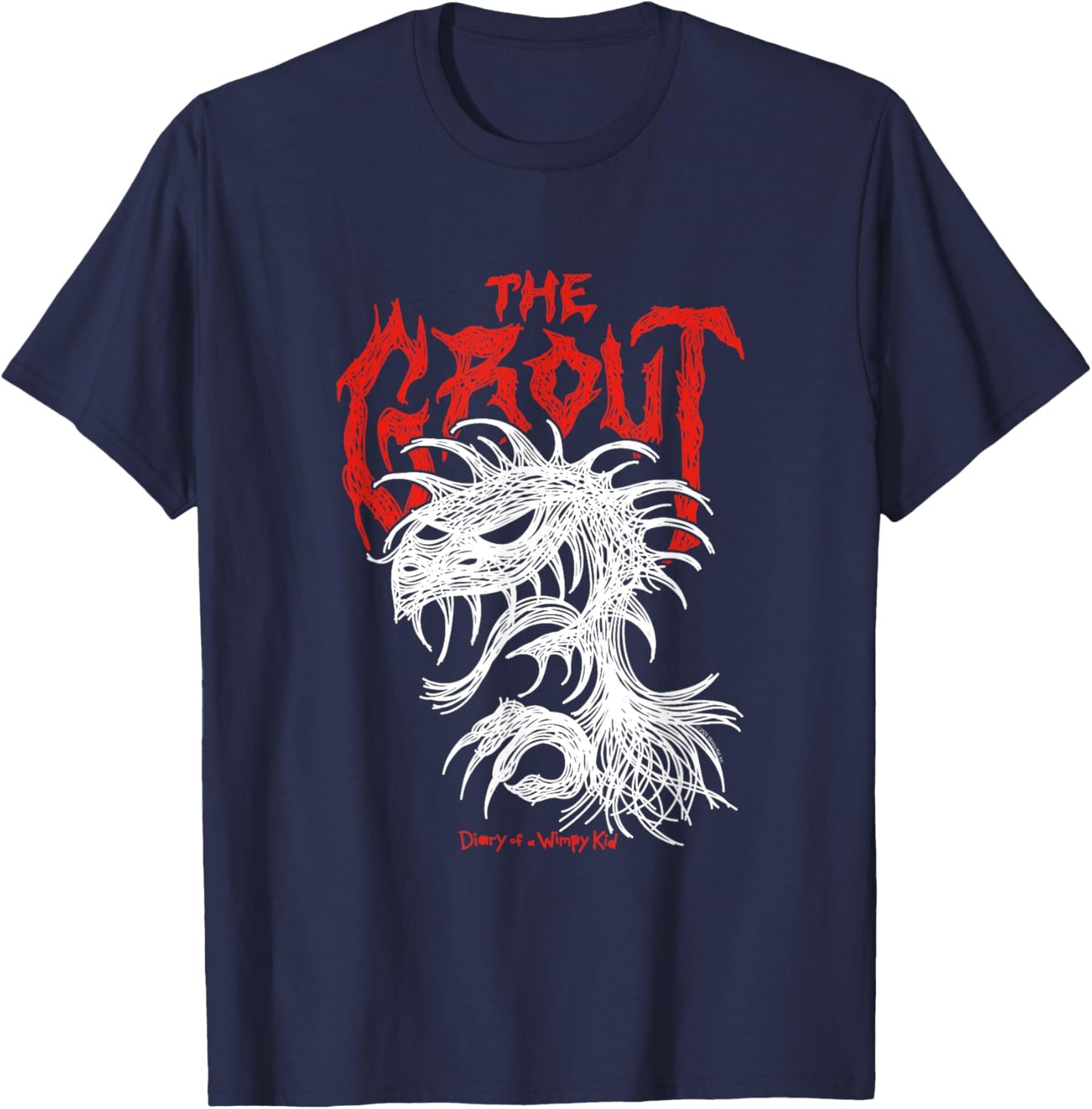 Diary of a Wimpy Kid The Grout Heavy Metal Logo Funny T-Shirt - T-Shirt | Navy