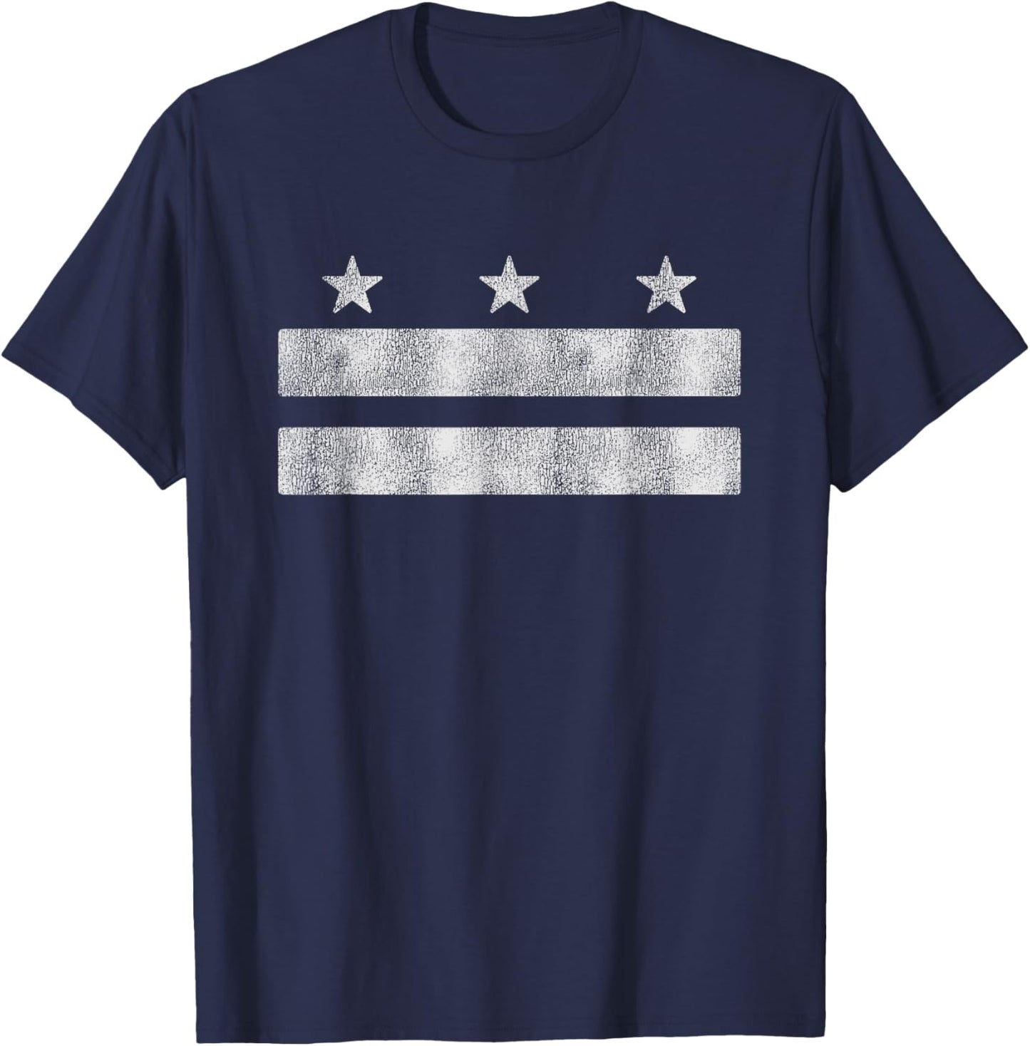 Washington DC Flag District of Columbia Souvenir T-Shirt - T-Shirt | Navy