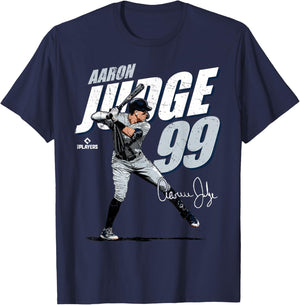 MLBPA - Major League Baseball Aaron Judge - MLBJUD3001 T-Shirt - T-Shirt | Navy