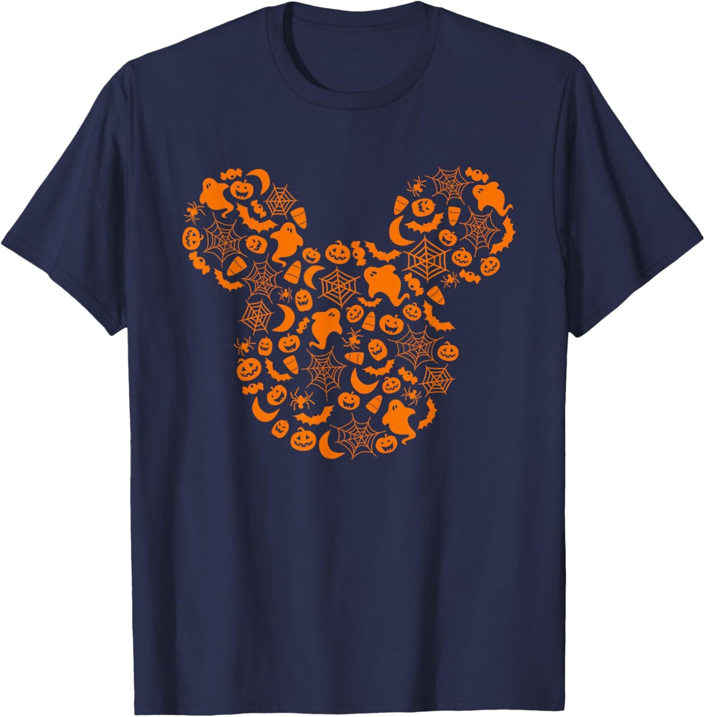 Disney Mickey Mouse Halloween Silhouette T-Shirt - T-Shirt | Navy