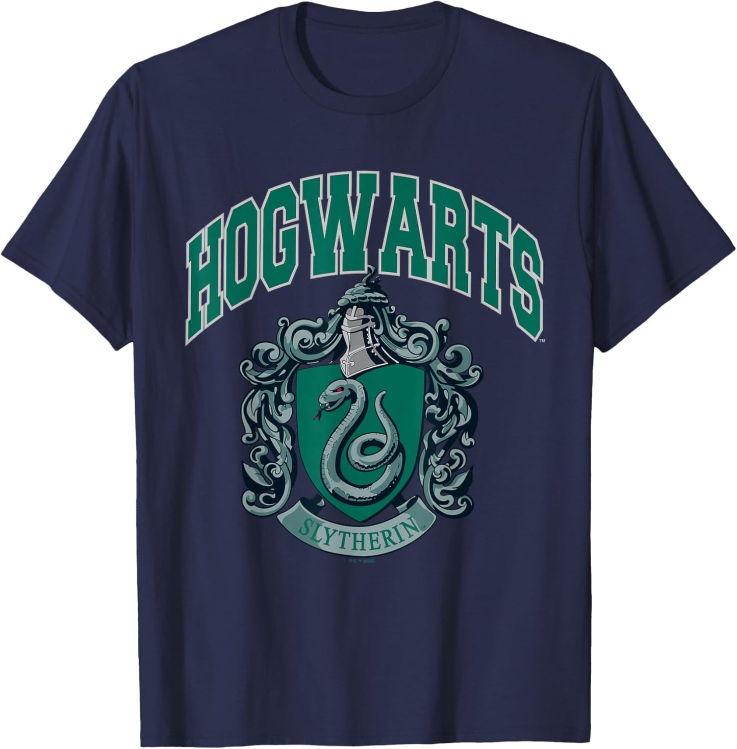Harry Potter Hogwarts Slytherin T-Shirt - T-Shirt | Navy