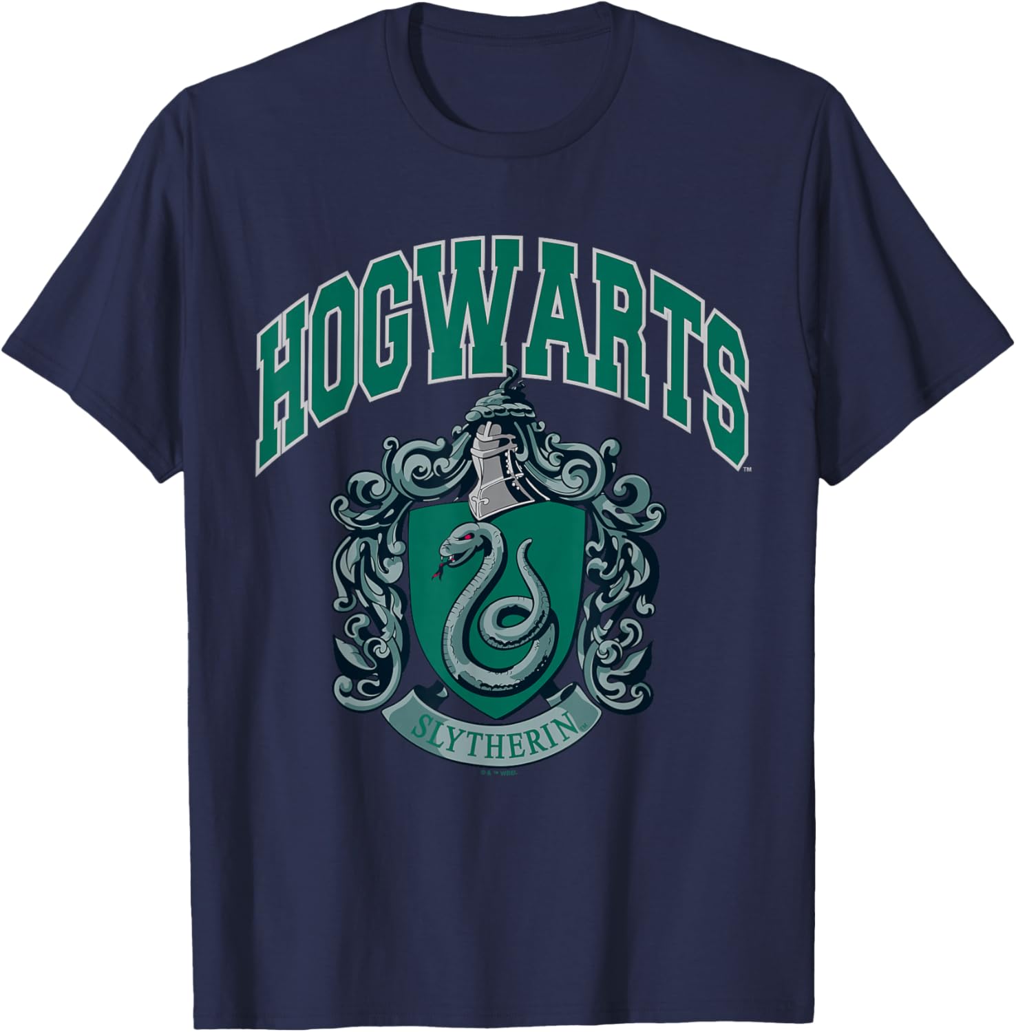 Harry Potter Hogwarts Slytherin T-Shirt - T-Shirt | Navy