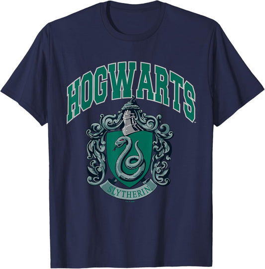 Harry Potter Hogwarts Slytherin T-Shirt - T-Shirt | Navy