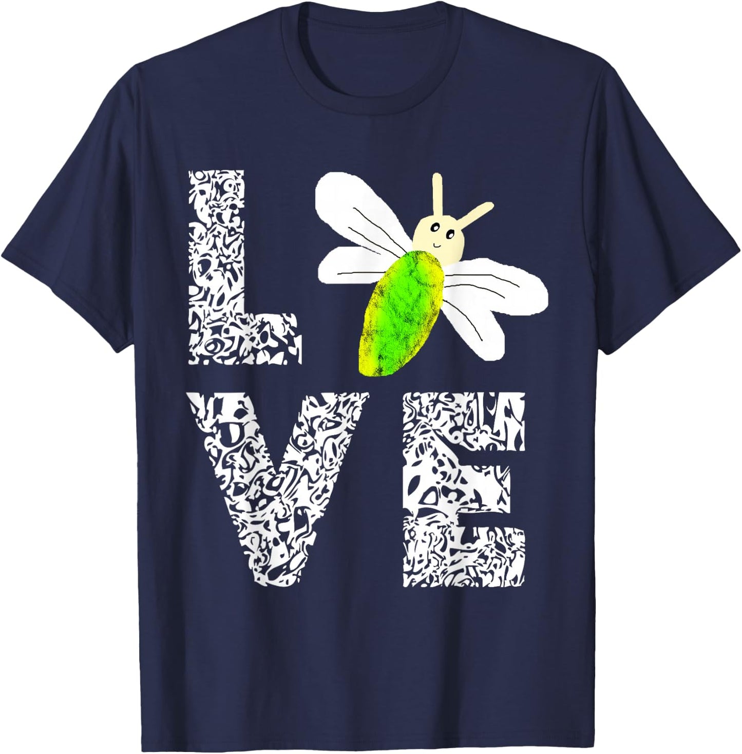 Firefly Love Lightning Bugs Insects Catch Fireflies T-Shirt - T-Shirt | Navy