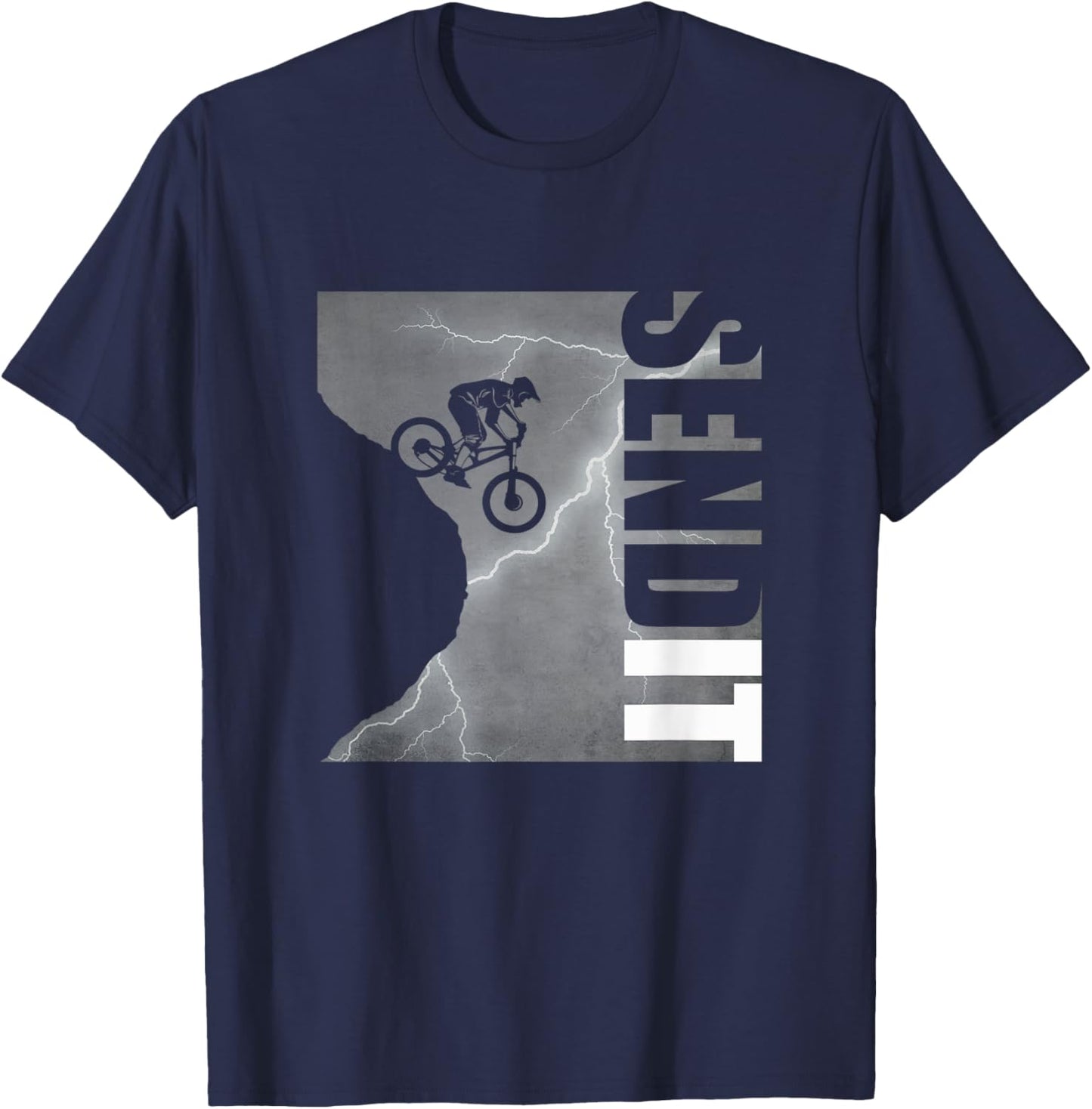 MTB Mountain Bike T-Shirt - T-Shirt | Navy