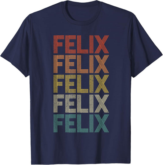 Felix Retro Vintage T-Shirt - T-Shirt | Navy