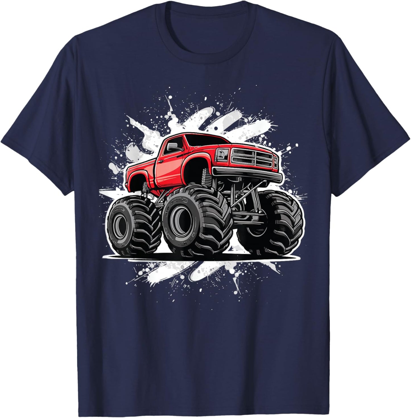 Monster Truck for toddlers Youth & Adults T-Shirt - T-Shirt | Navy