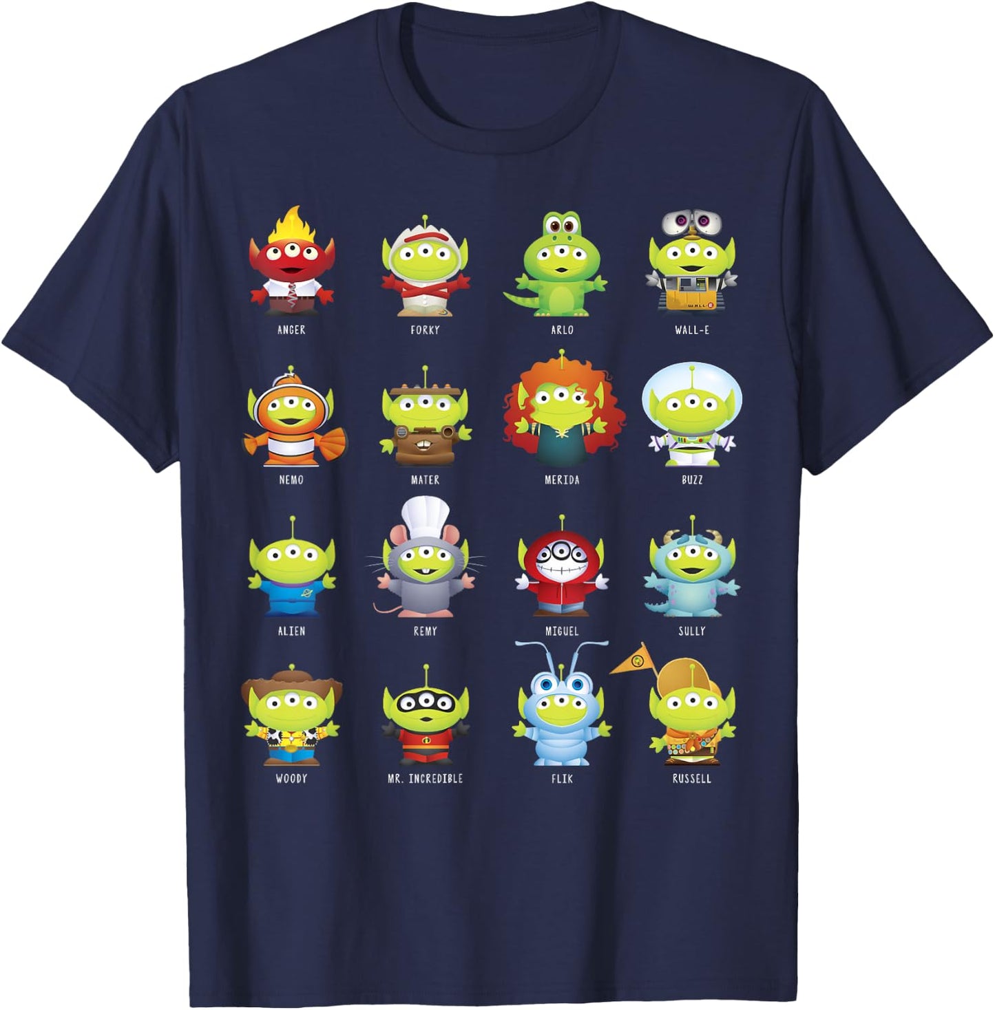 Disney Pixar Aliens Character Costumes T-Shirt - T-Shirt | Navy