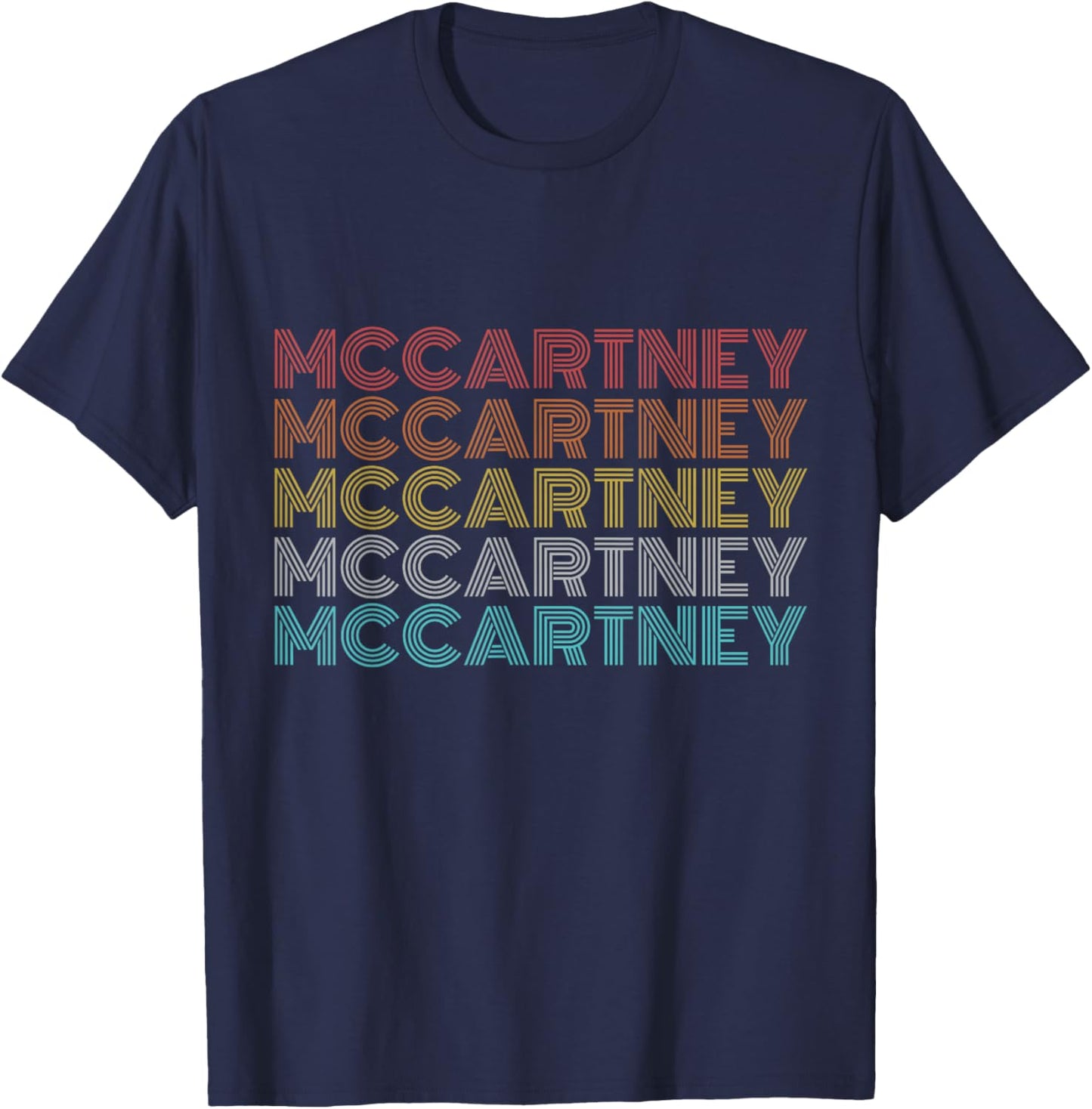 Retro Vintage McCartney T-Shirt - T-Shirt | Navy