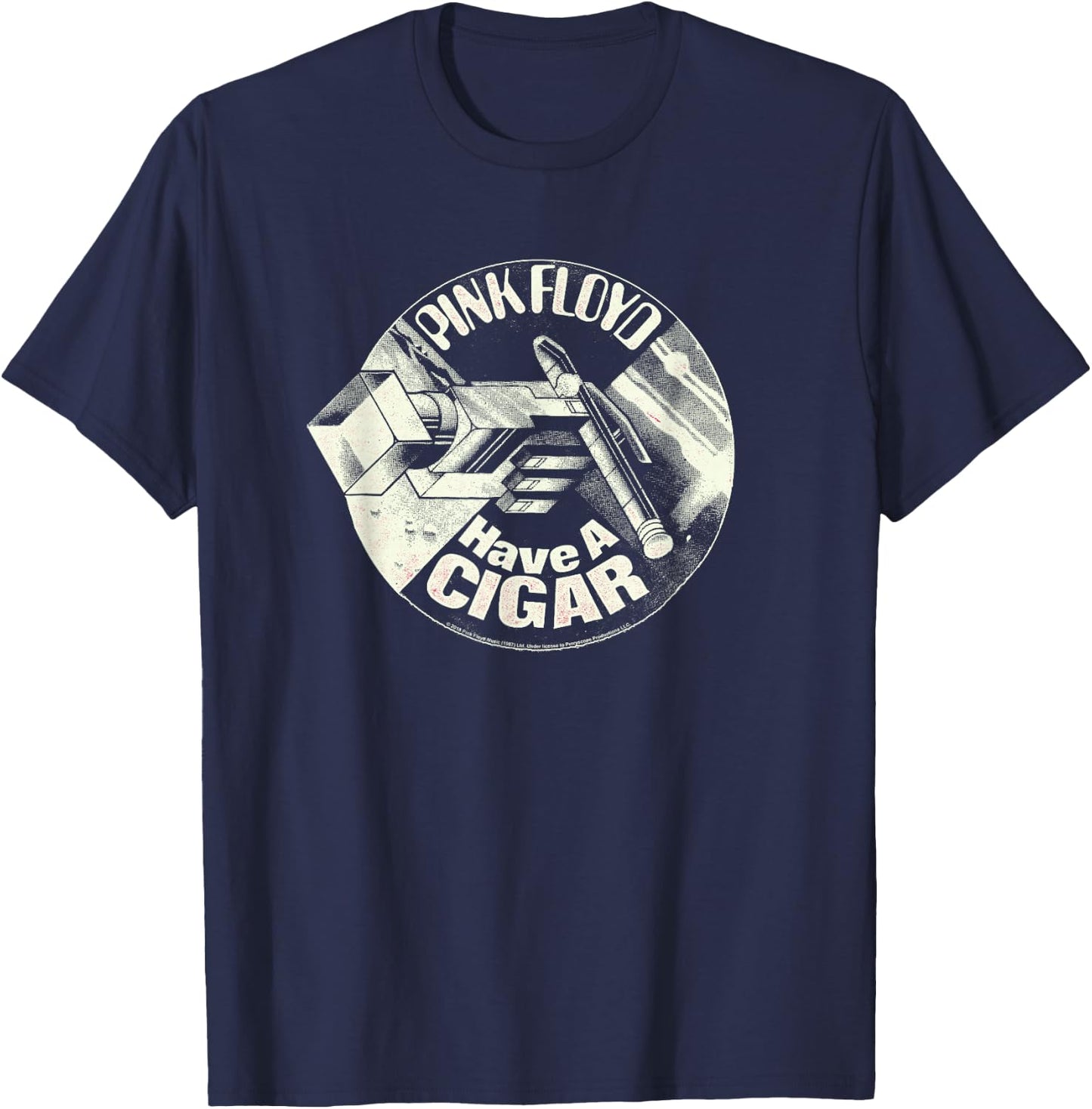 Pink Floyd Just a Cigar T-Shirt - T-Shirt | Navy