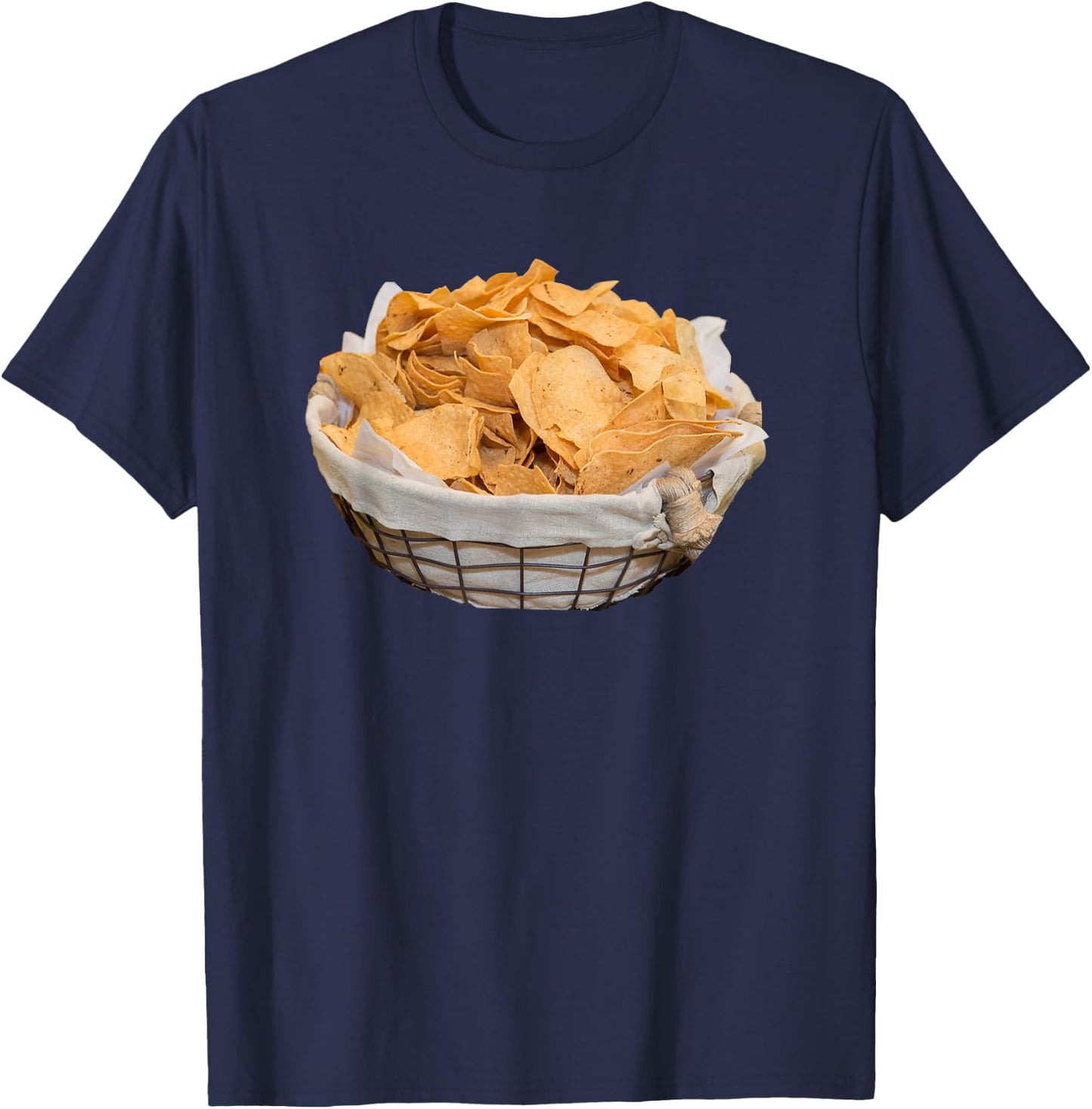 Tortilla Chips Halloween Costume Crunchy Corn Chips Snack T-Shirt - T-Shirt | Navy