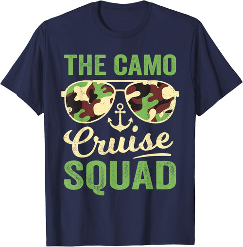 Camo Cruise Squad 2025 Retro Vintage Family Matching Camo