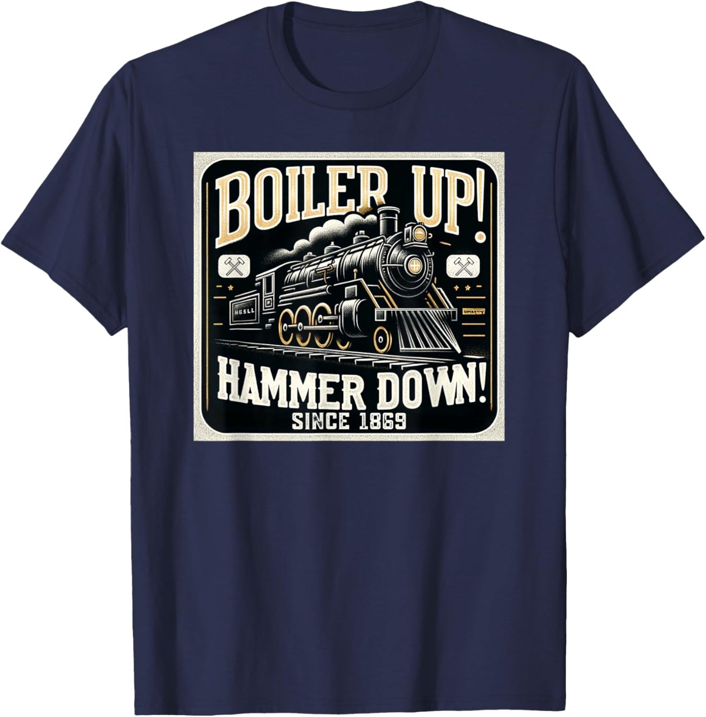 Boiler Up Hammer Down T-Shirt - T-Shirt | Navy