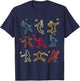 Badminton Shuttlecock Kids Youth Boys T-Shirt - T-Shirt | Navy