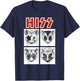 Retro Opossum Rock Music Band Concert 80s 90s Funny Opossum T-Shirt - T-Shirt | Navy