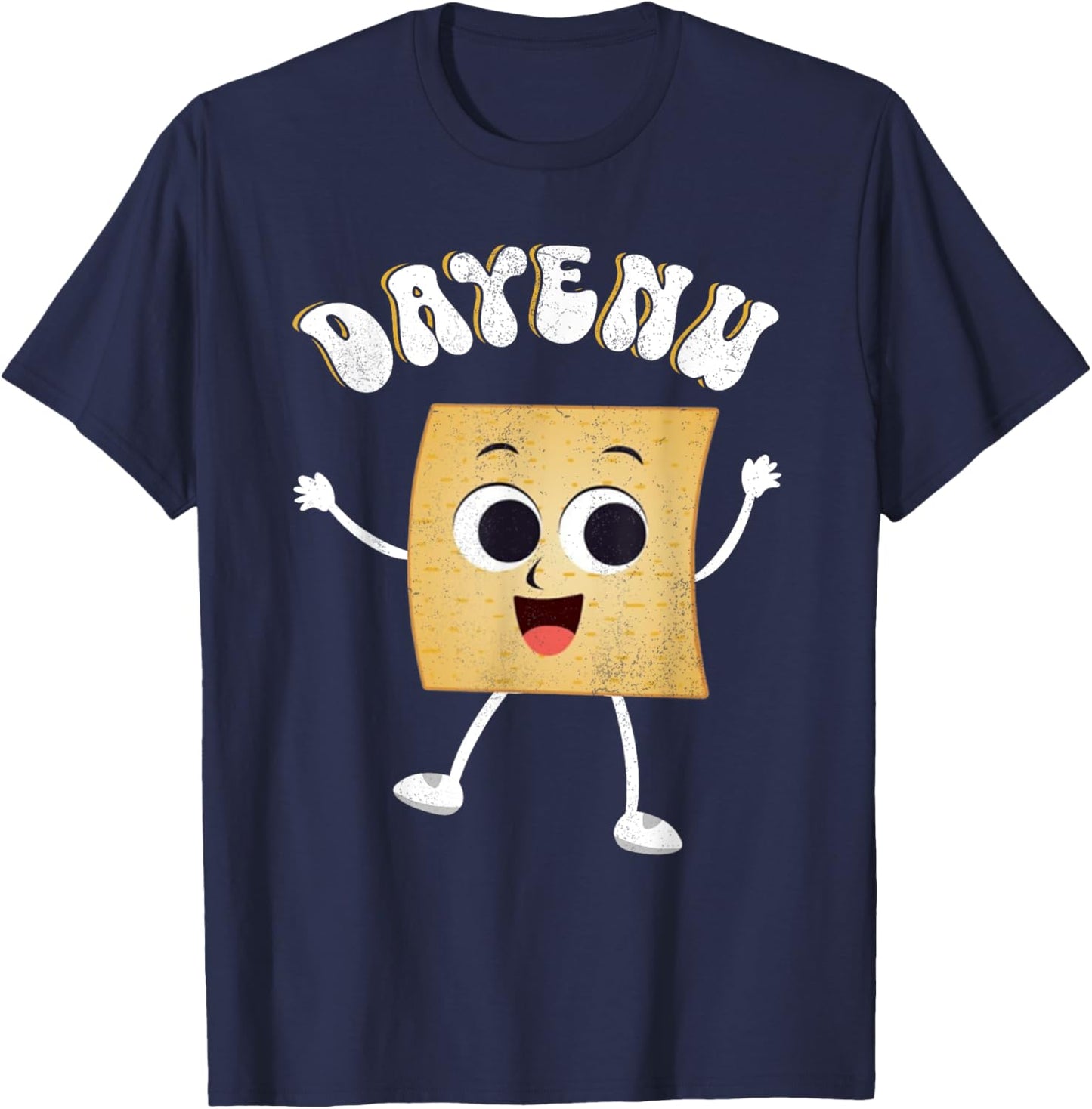 Dayenu Happy Passover Matzah Flatbread Funny Holiday T-Shirt - T-Shirt | Navy