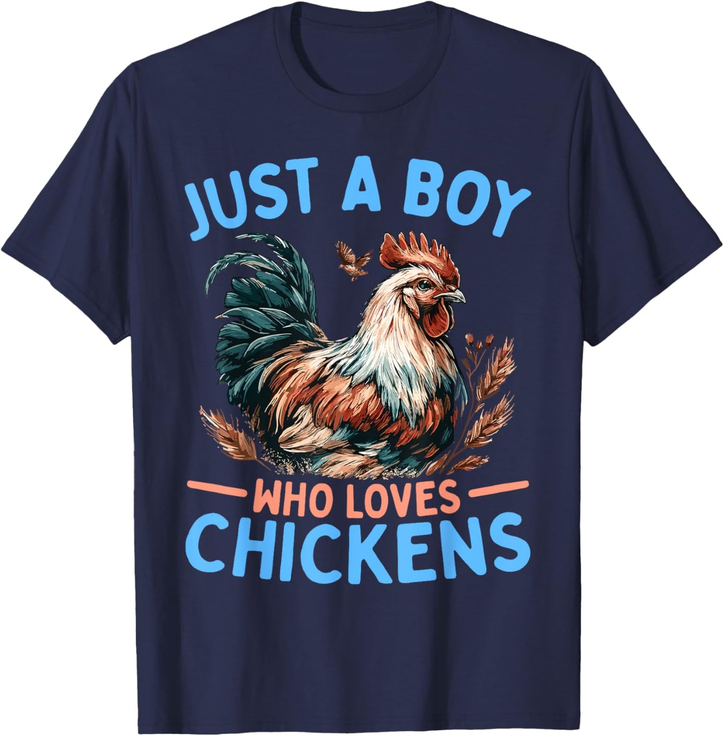 Rooster Boys Chicken T-Shirt - T-Shirt | Navy