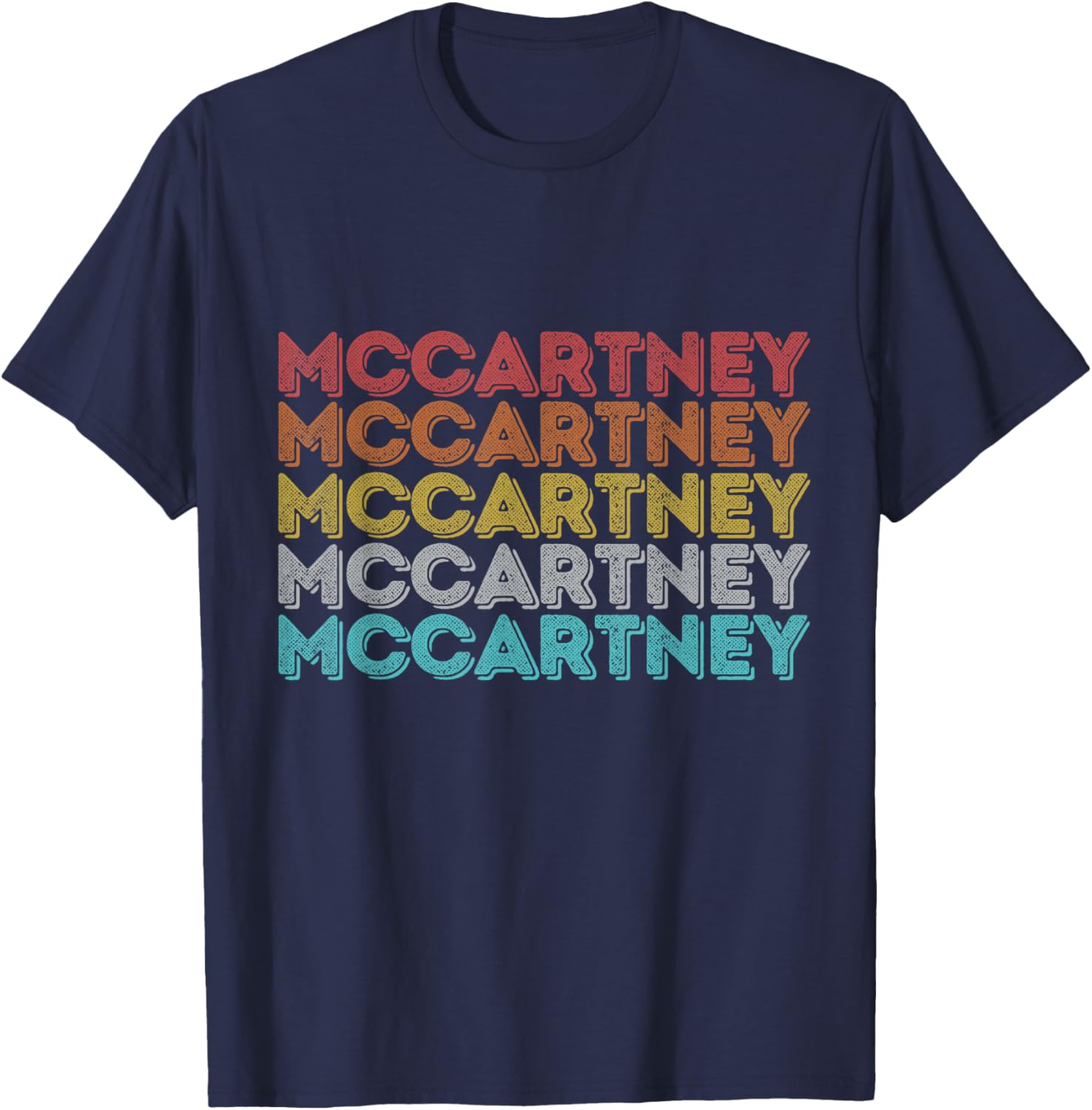 Vintage Retro McCartney T-Shirt - T-Shirt | Navy