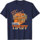 Classy Until Tip-off Leopard Print Basketball Fan Messy Bun T-Shirt - T-Shirt | Navy