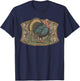 Funny Turkey Gobble Thankful Blessed Autumn Thanksgiving T-Shirt - T-Shirt | Navy