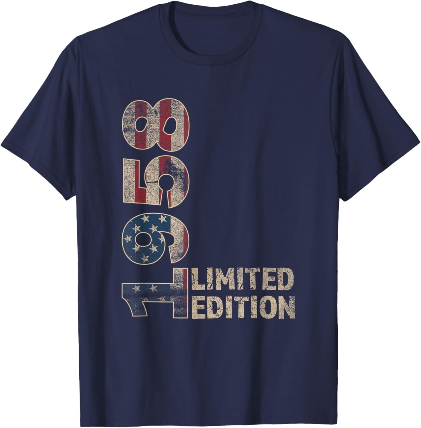 67th Birthday Gift men Vintage born 1958 turning 67 Year Old T-Shirt - T-Shirt | Navy